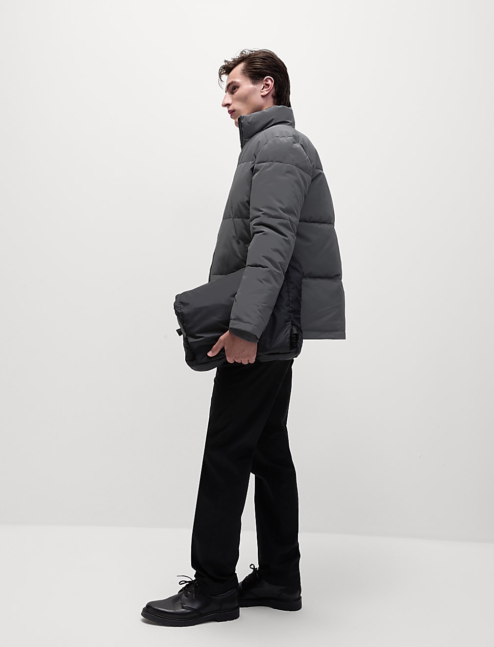 Double Collar Puffer Jacket with Thermowarmth™