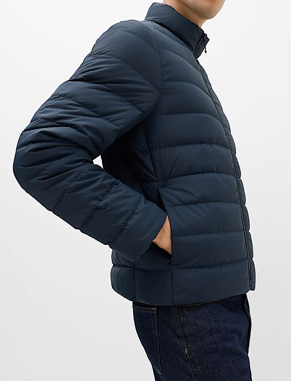 Feather and Down Packaway Puffer Jacket
