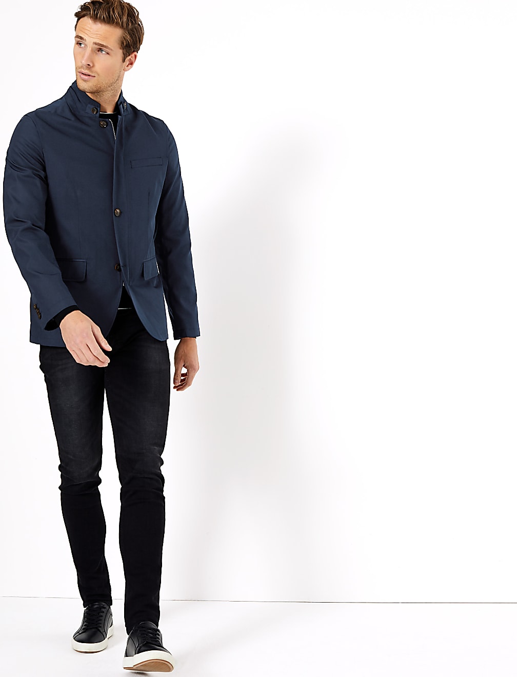 Technical Zipped Blazer