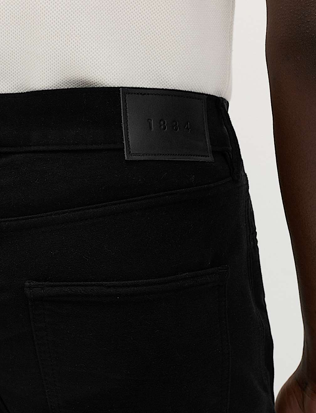 Straight Fit Italian Moleskin 5 Pocket Trousers