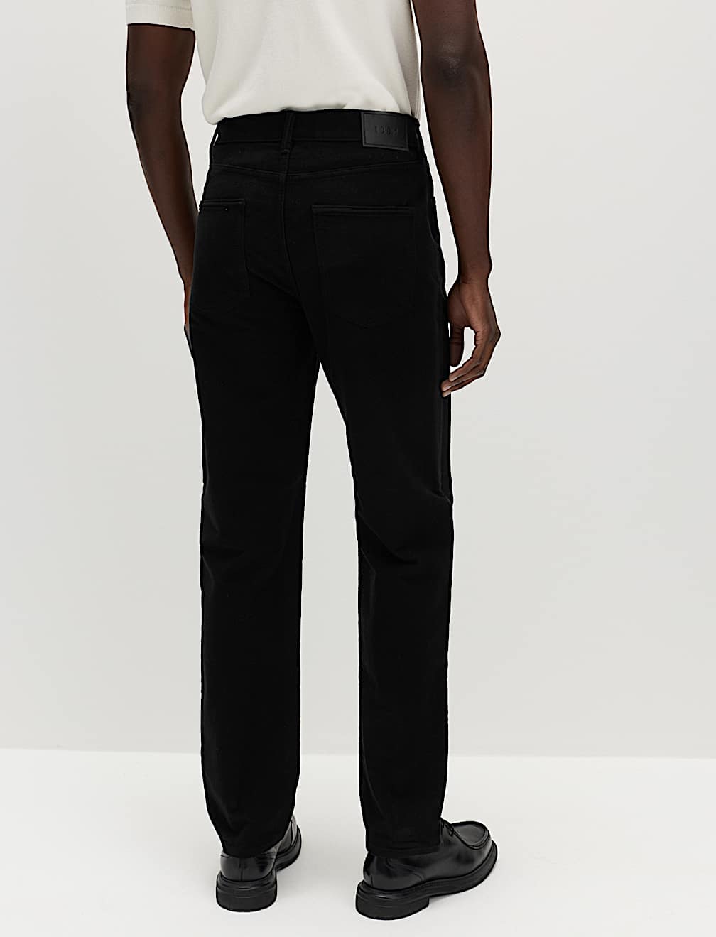 Straight Fit Italian Moleskin 5 Pocket Trousers