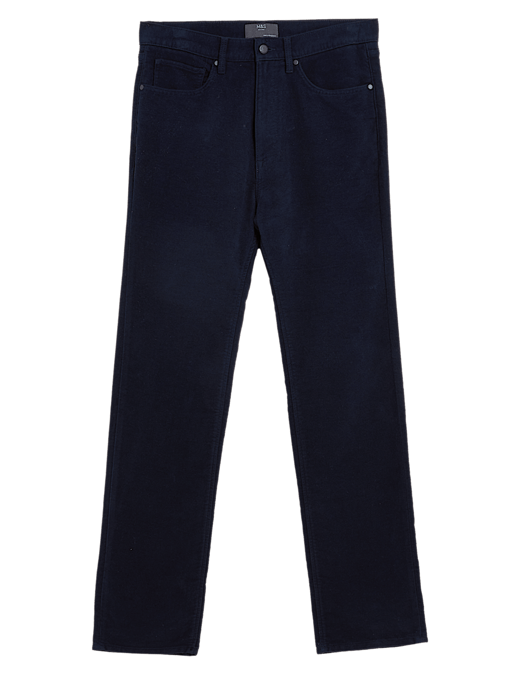 Pure Cotton Plain Regular Fit Trouser