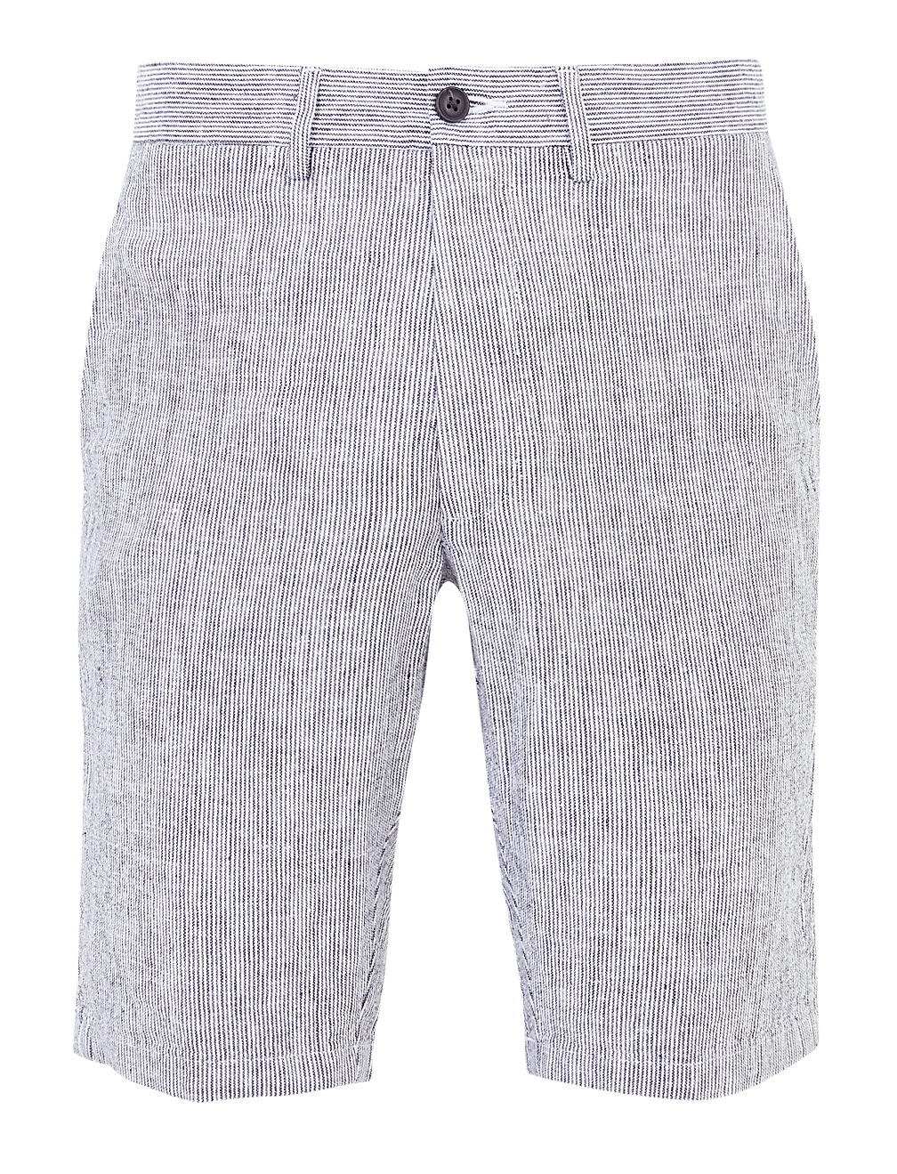 Linen Striped Shorts