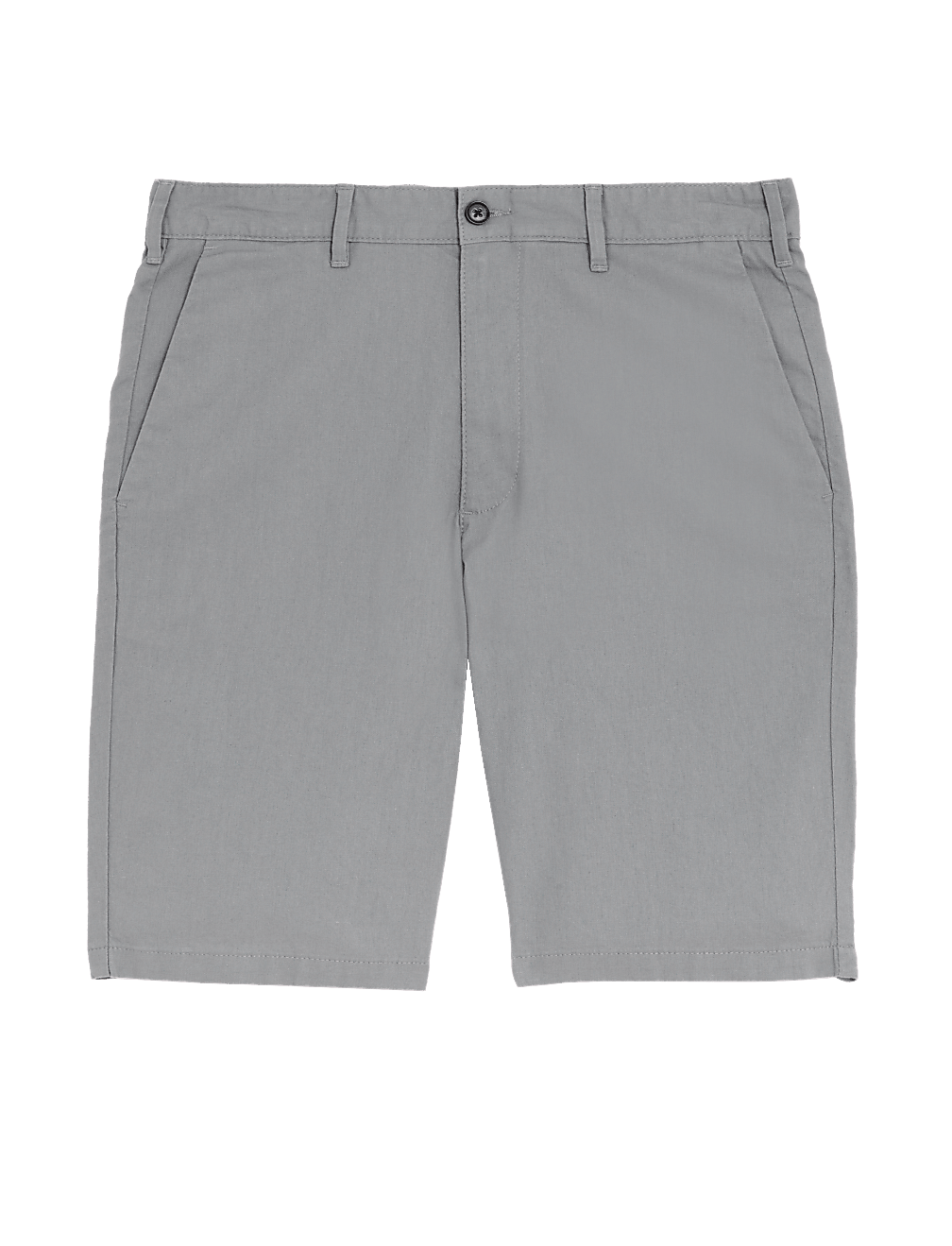 Linen Mix Plain Regular Fit Shorts