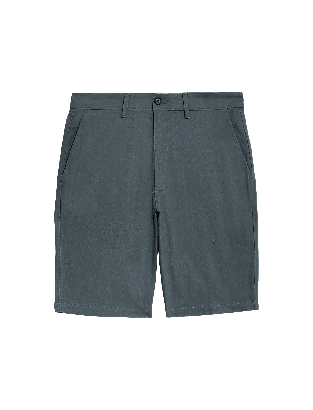 Linen Mix Plain Regular Fit Shorts