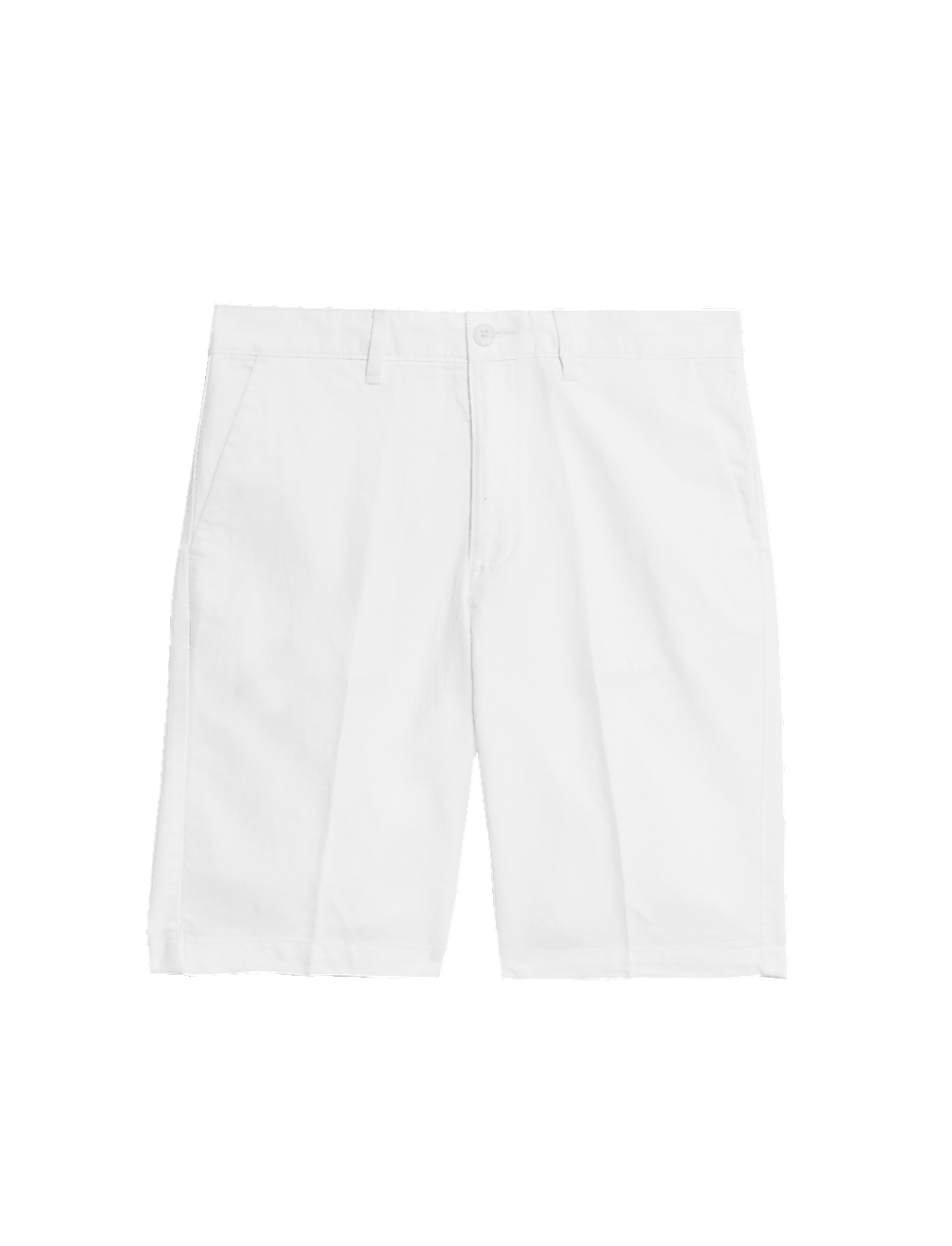 Regular Fit Cotton Linen Blend Chino Shorts