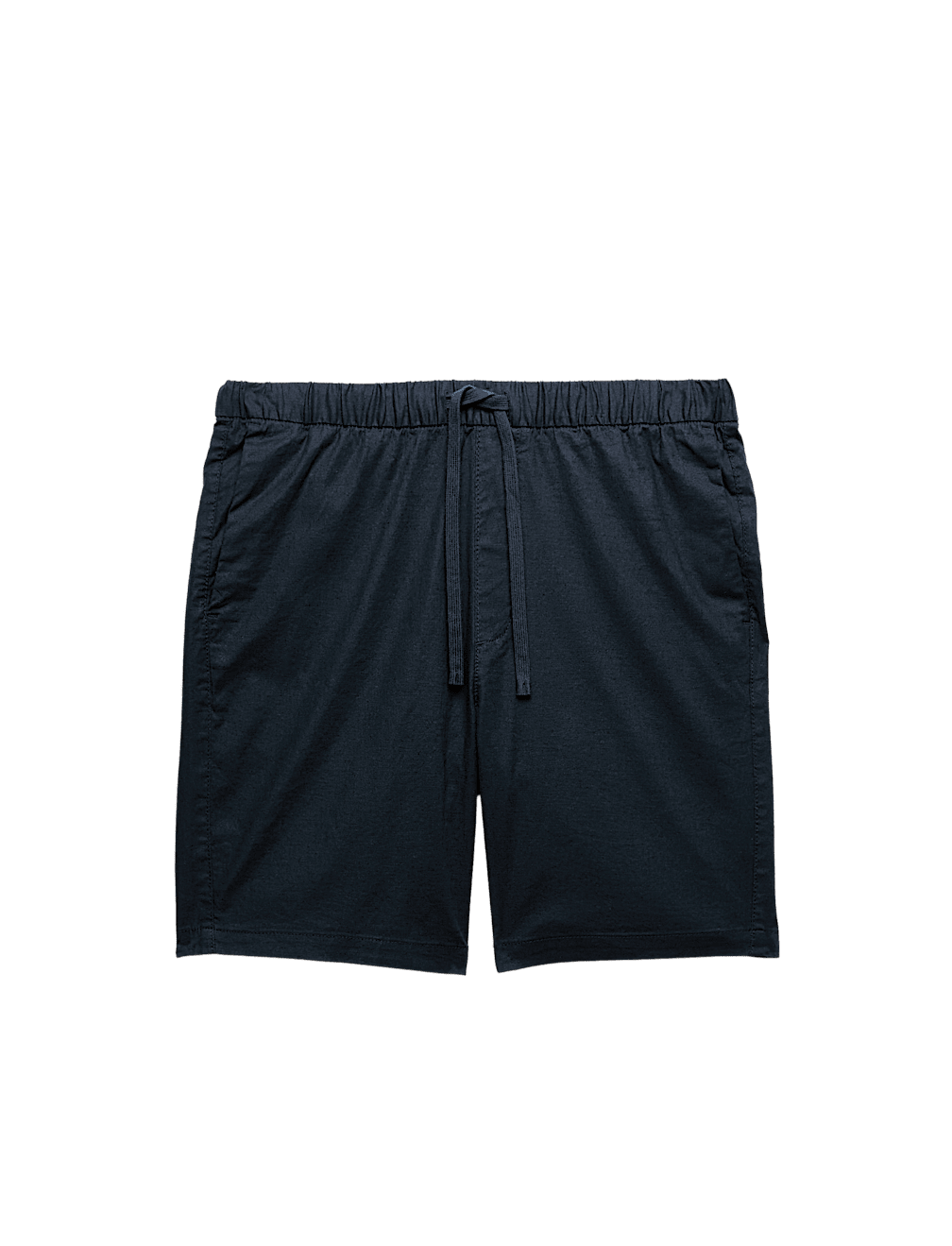 Cotton Linen Blend Stretch Shorts