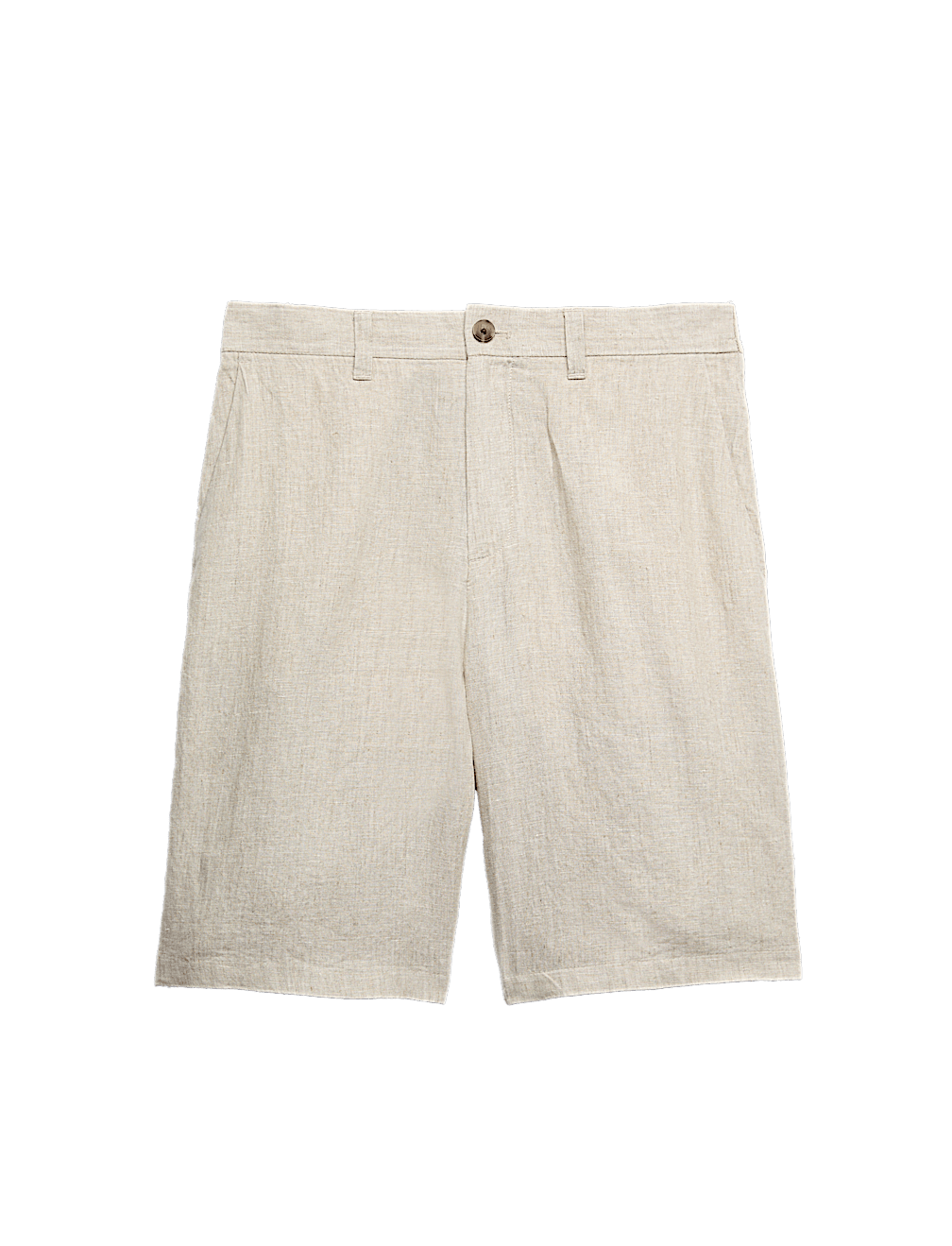 Loose Fit Pure Linen Chino Shorts