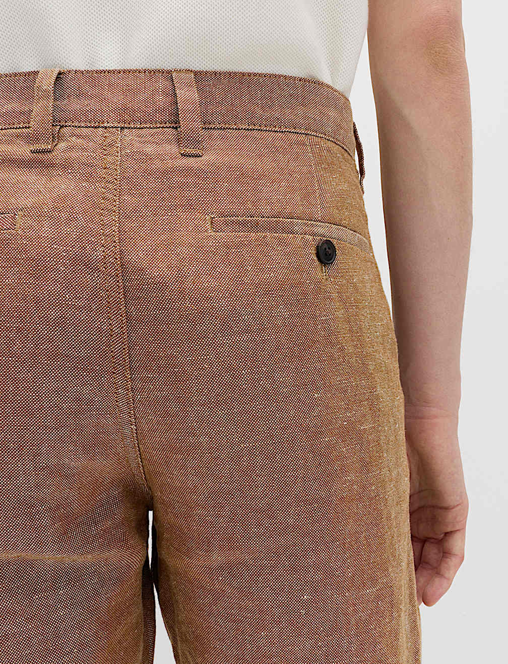 Linen Blend Chino Shorts