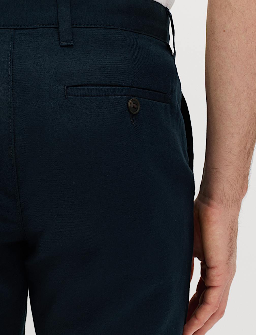 Linen Blend Chino Shorts