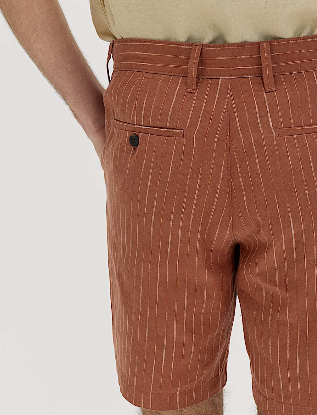 Linen Blend Chino Shorts