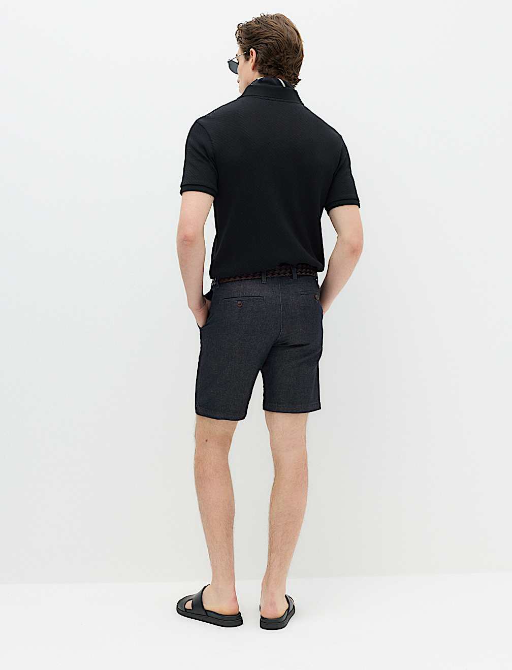 Linen Blend Chino Shorts