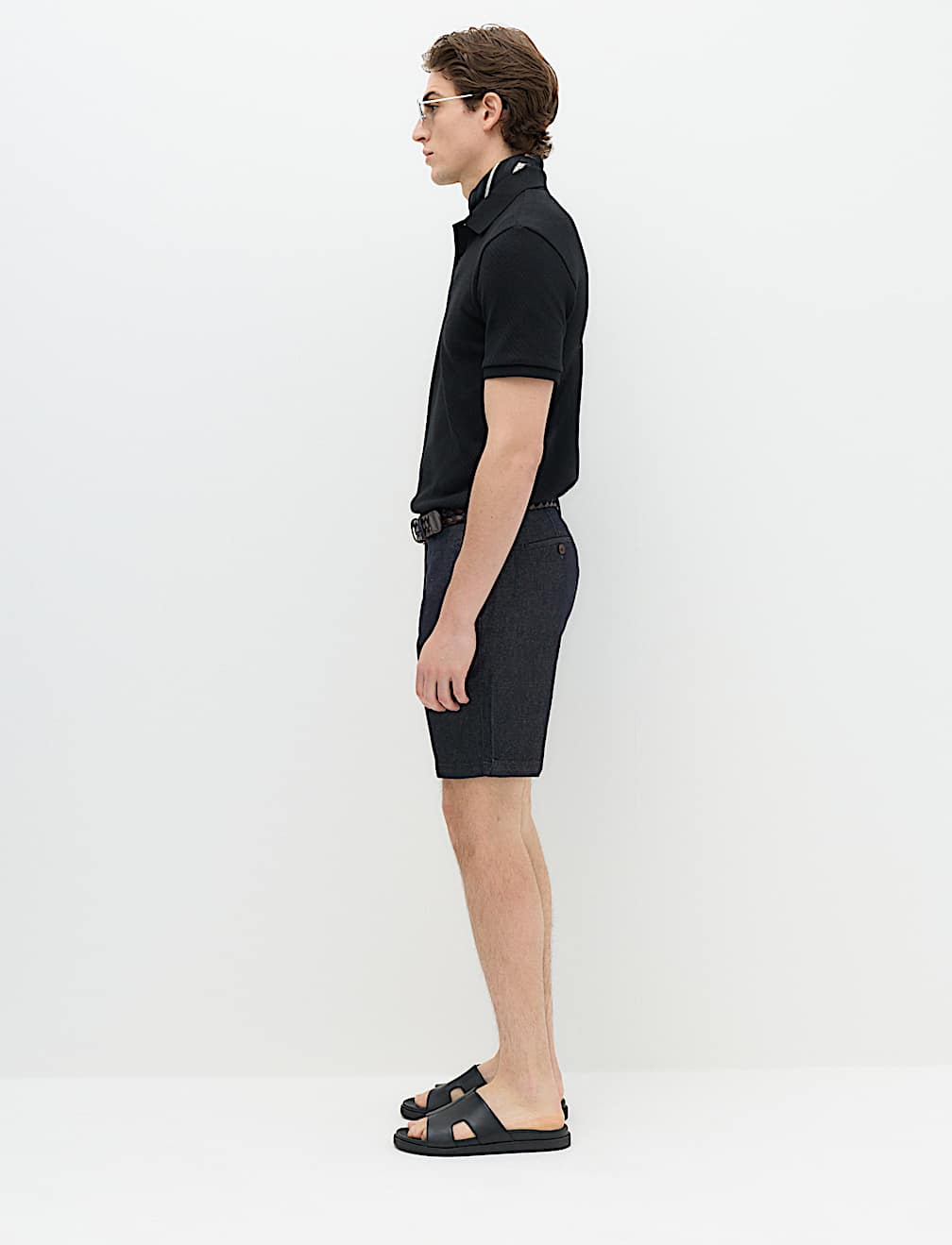 Linen Blend Chino Shorts