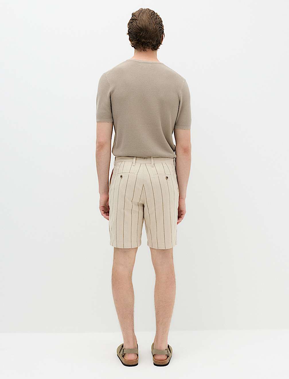 Linen Blend Chino Shorts