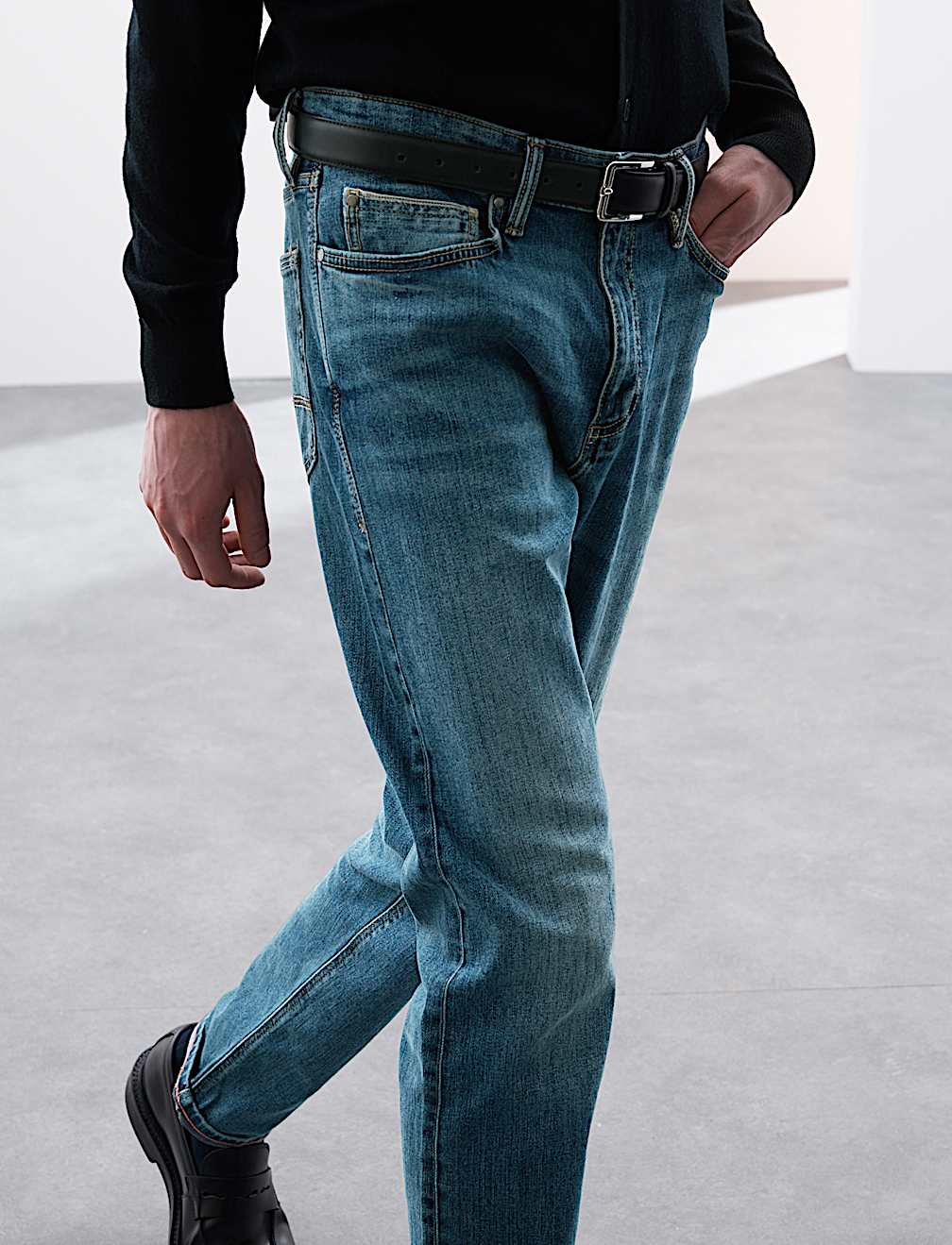 Slim Fit Japanese Selvedge Stretch Jeans