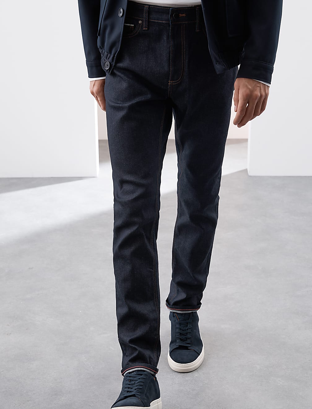 Slim Fit Japanese Selvedge Stretch Jeans