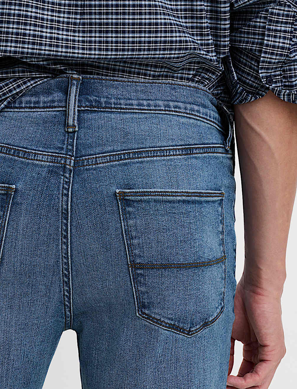 Straight Fit Stretch Jeans