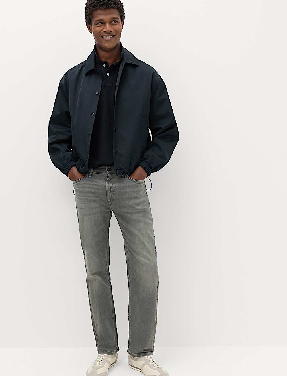 Straight Fit Stretch Jeans