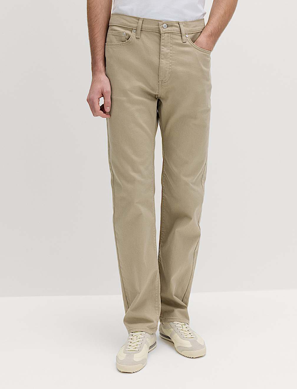 Straight Fit Stretch Jeans