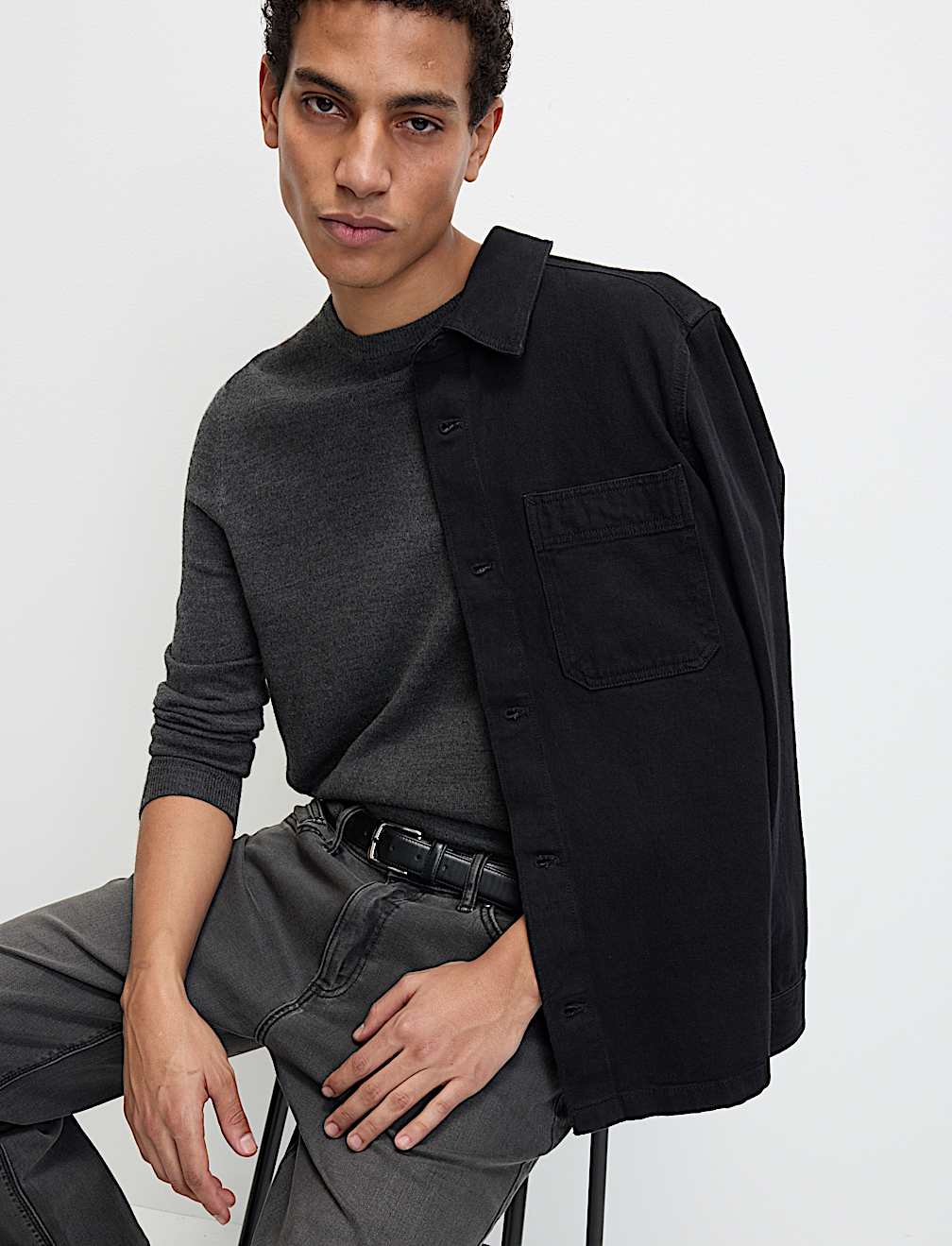 Straight Fit Stretch Jeans