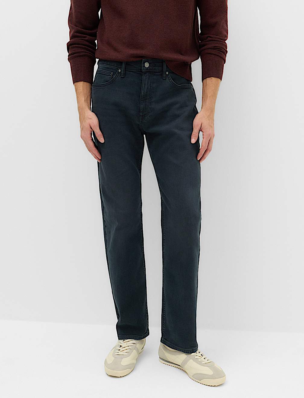 Straight Fit Stretch Jeans
