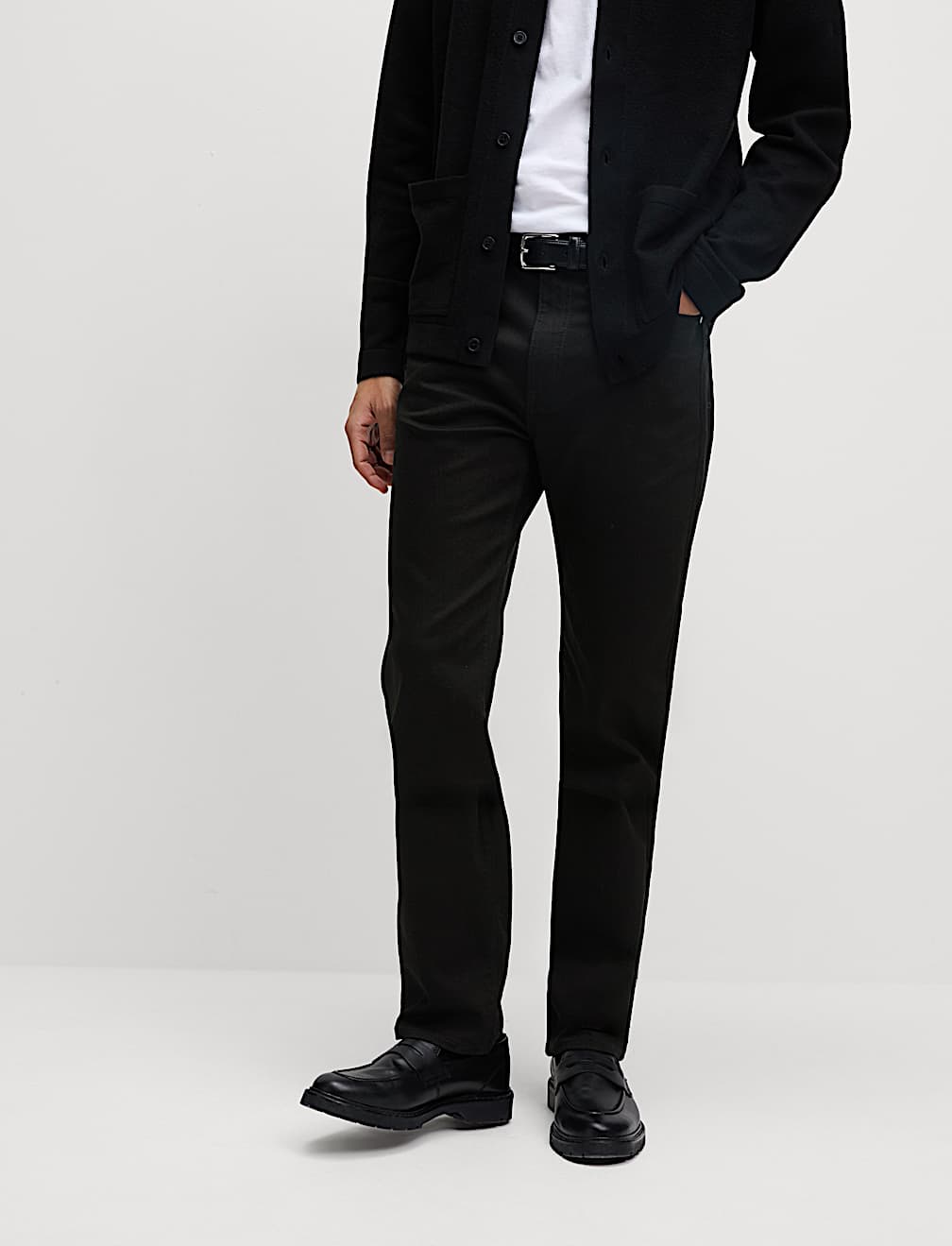 Straight Fit Stretch Jeans