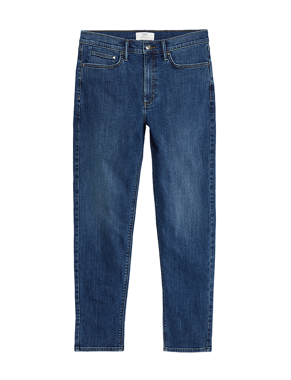 Tapered Fit Stretch Jeans