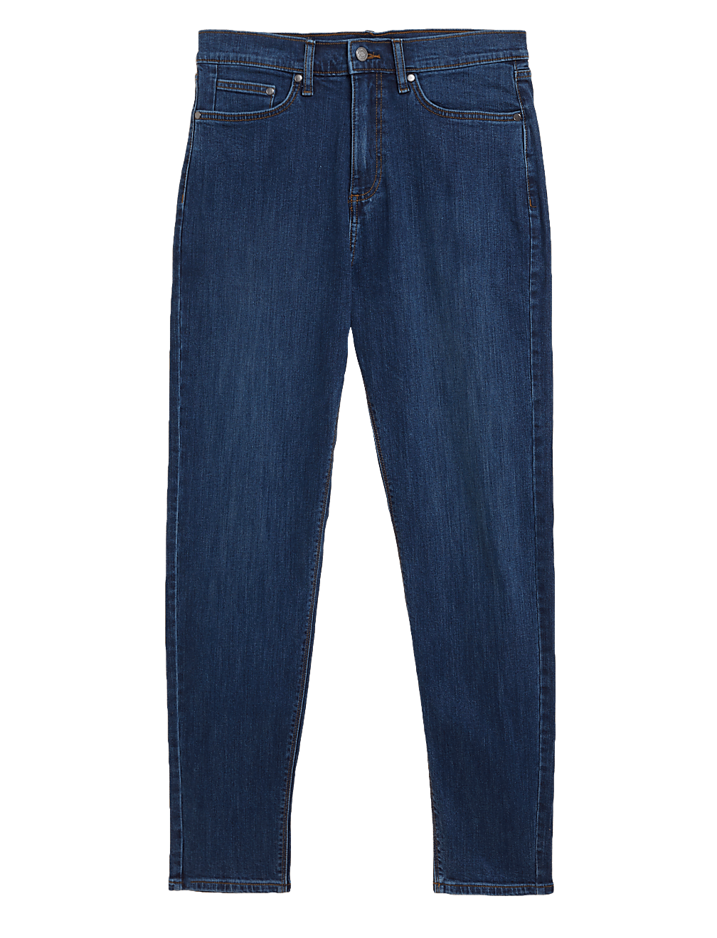 Tapered Fit Stretch Jeans