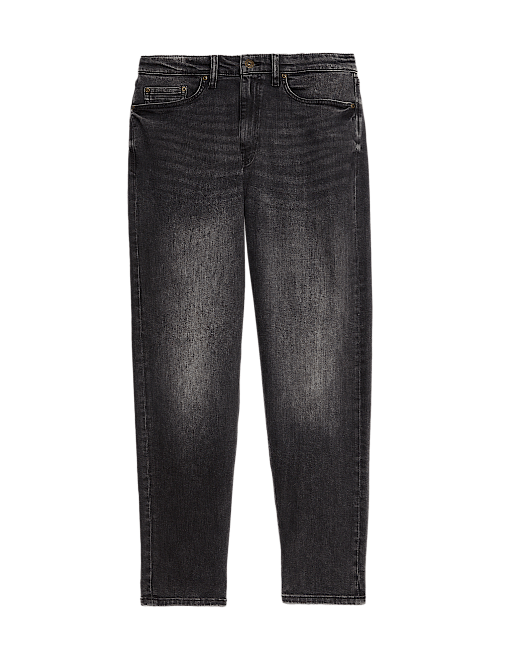 Tapered Fit Vintage Crosshatch Jeans