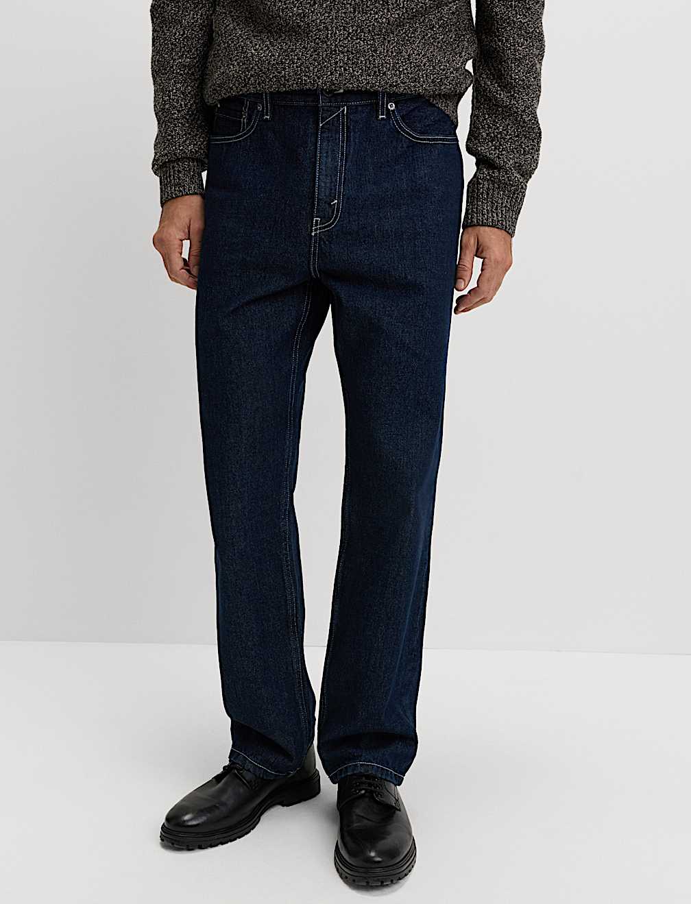 Authentic Relaxed Straight Fit Jeans