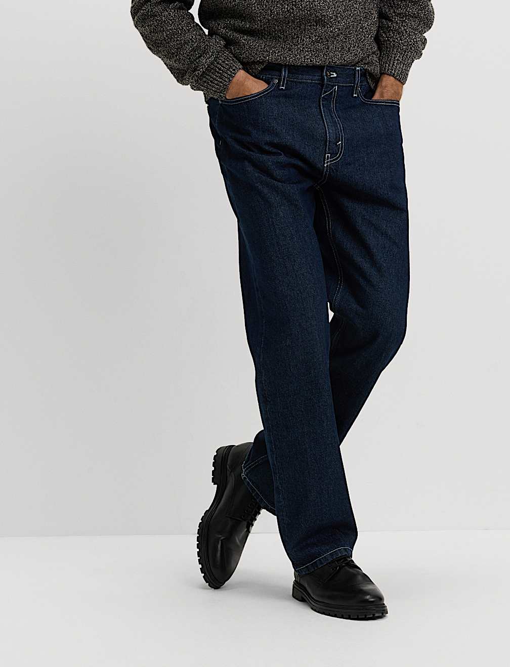Authentic Relaxed Straight Fit Jeans