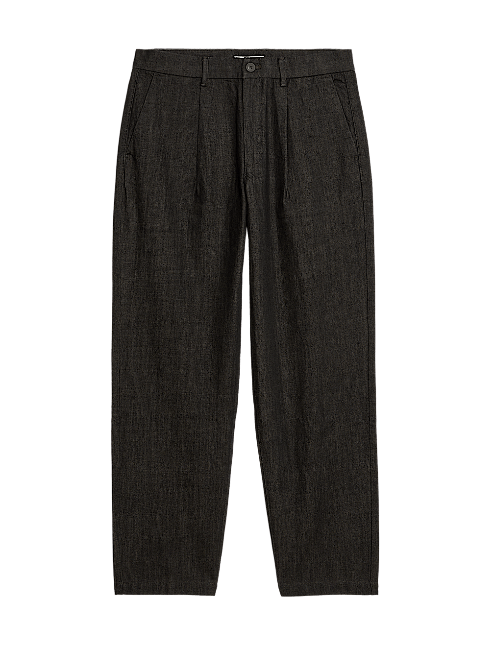 Tapered Fit Smart Pleat Jeans