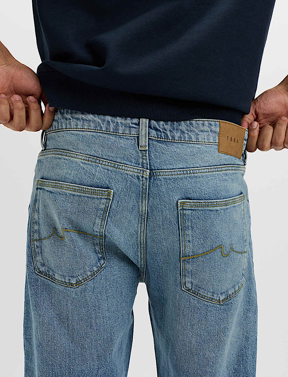 Straight Fit Stretch Jeans