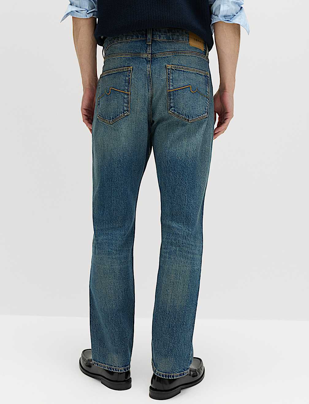 Straight Fit Stretch Jeans