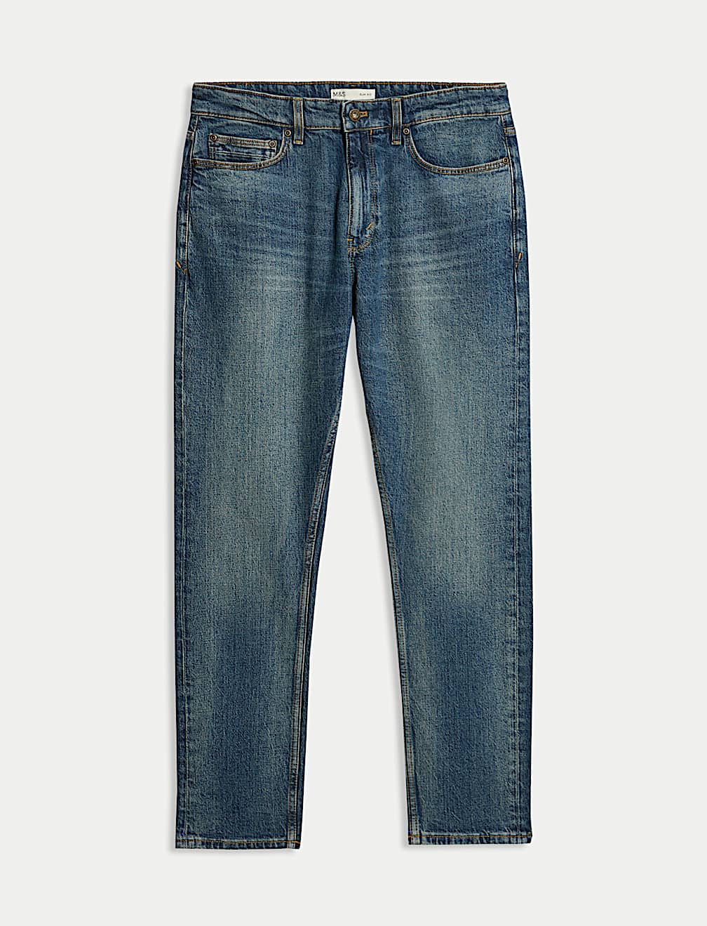 Slim Fit 5 Pocket Stretch Jeans