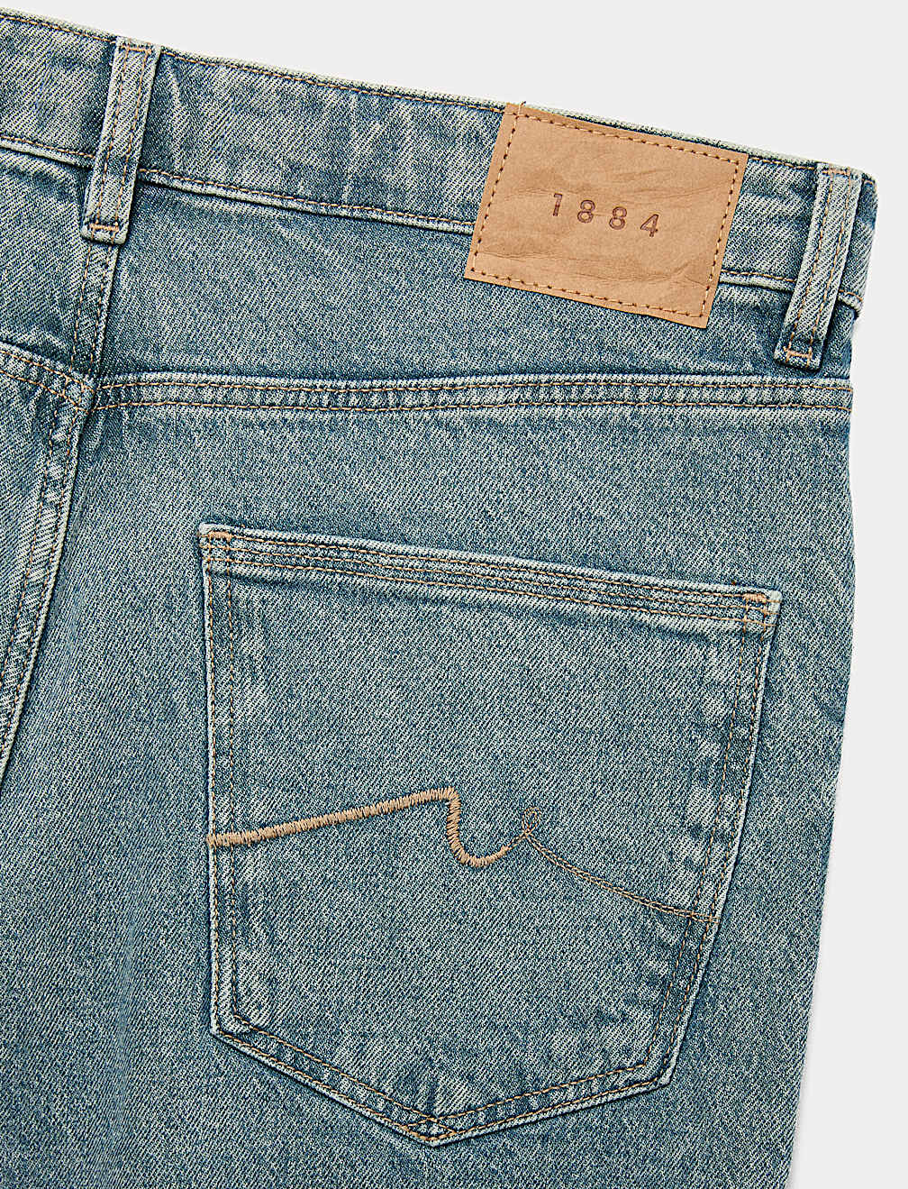 Authentic Tapered Fit Stretch Jeans