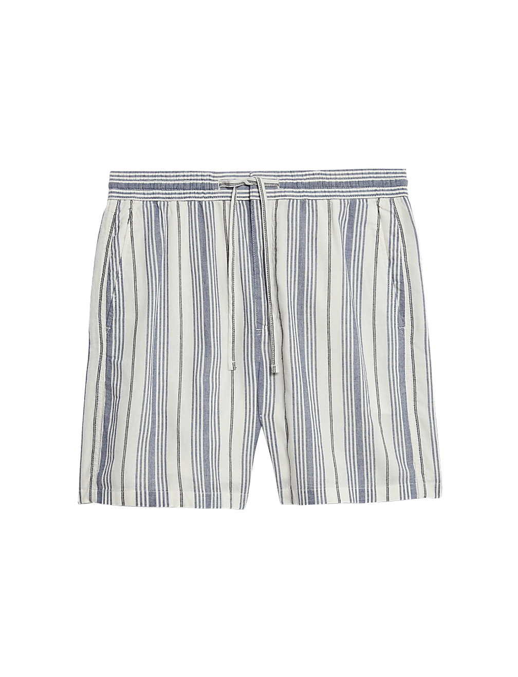 Pure Cotton Striped Shorter Shorts