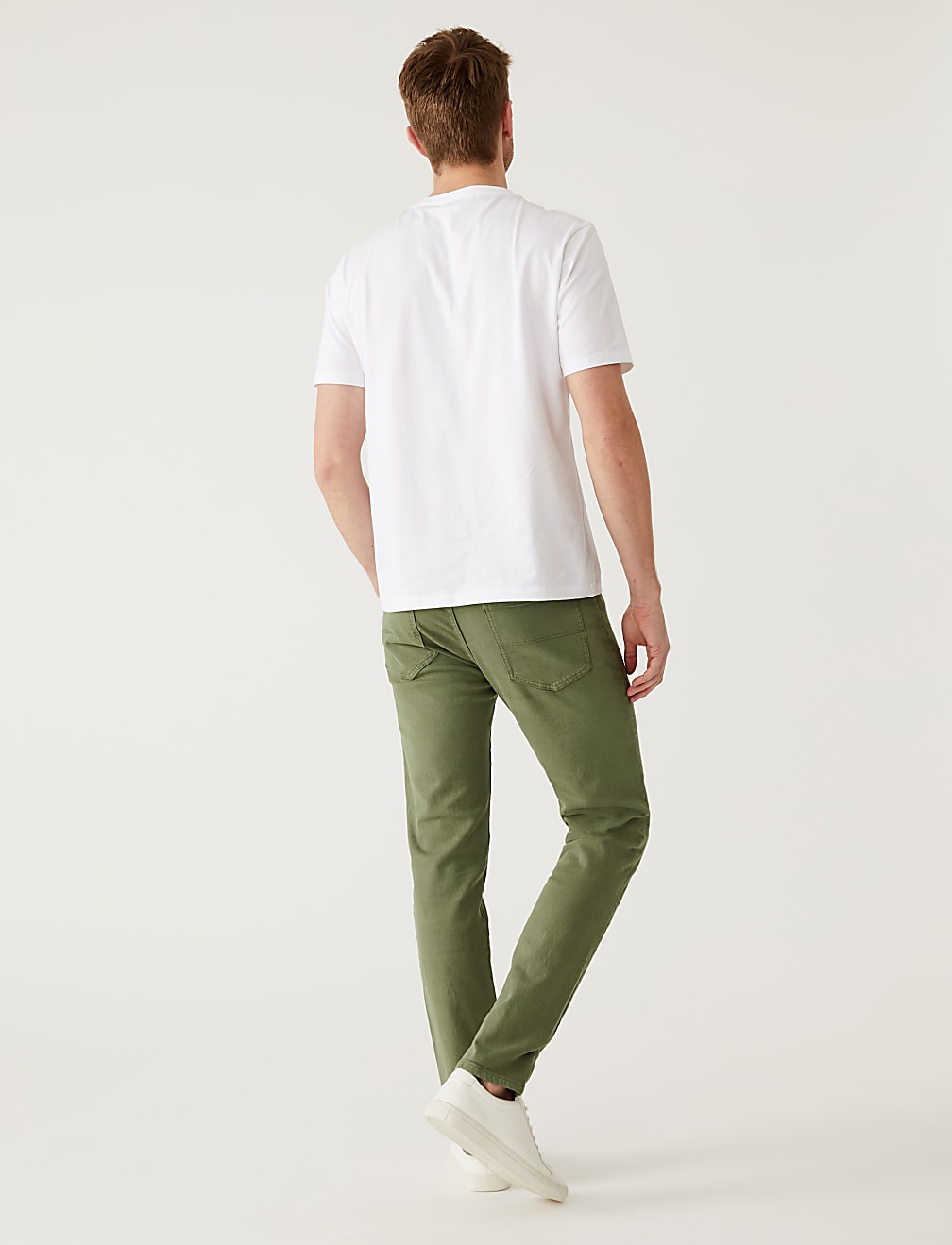 Slim Fit Tea Dyed Stretch Jeans