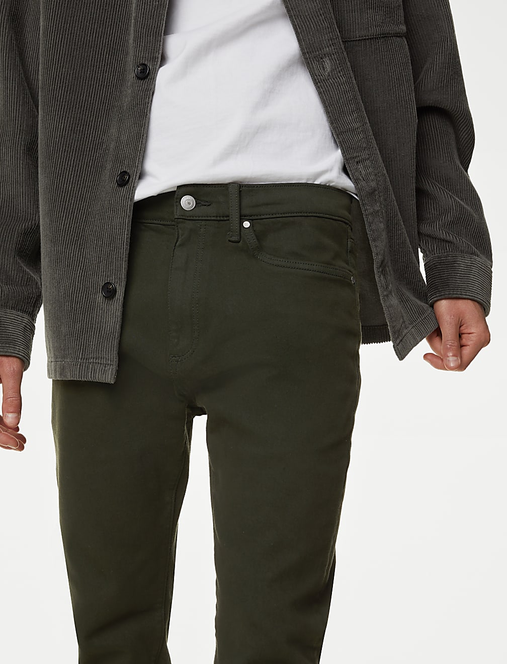 Slim Fit Tea Dyed Stretch Jeans