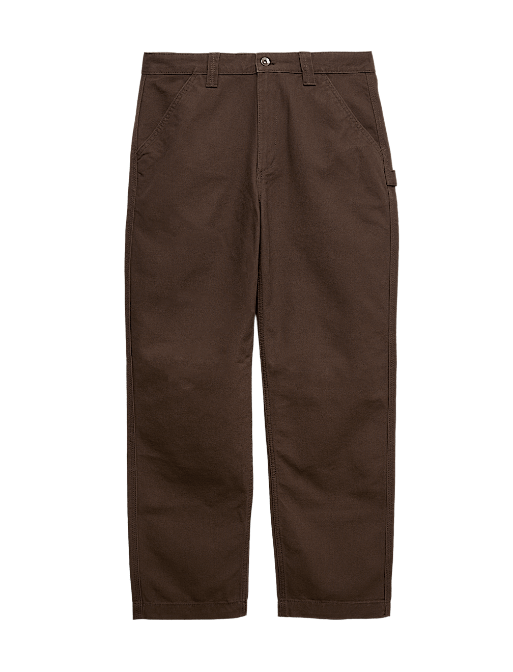 Loose Fit Pure Cotton Utility Trousers