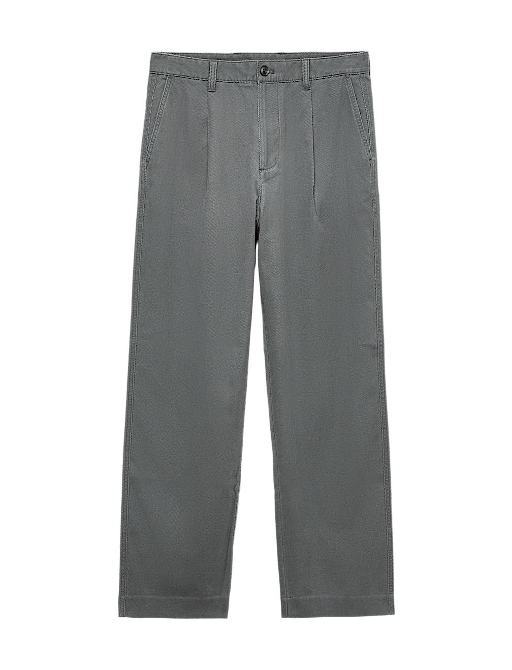 Cotton Rich Relaxed Pleat Front Trousers