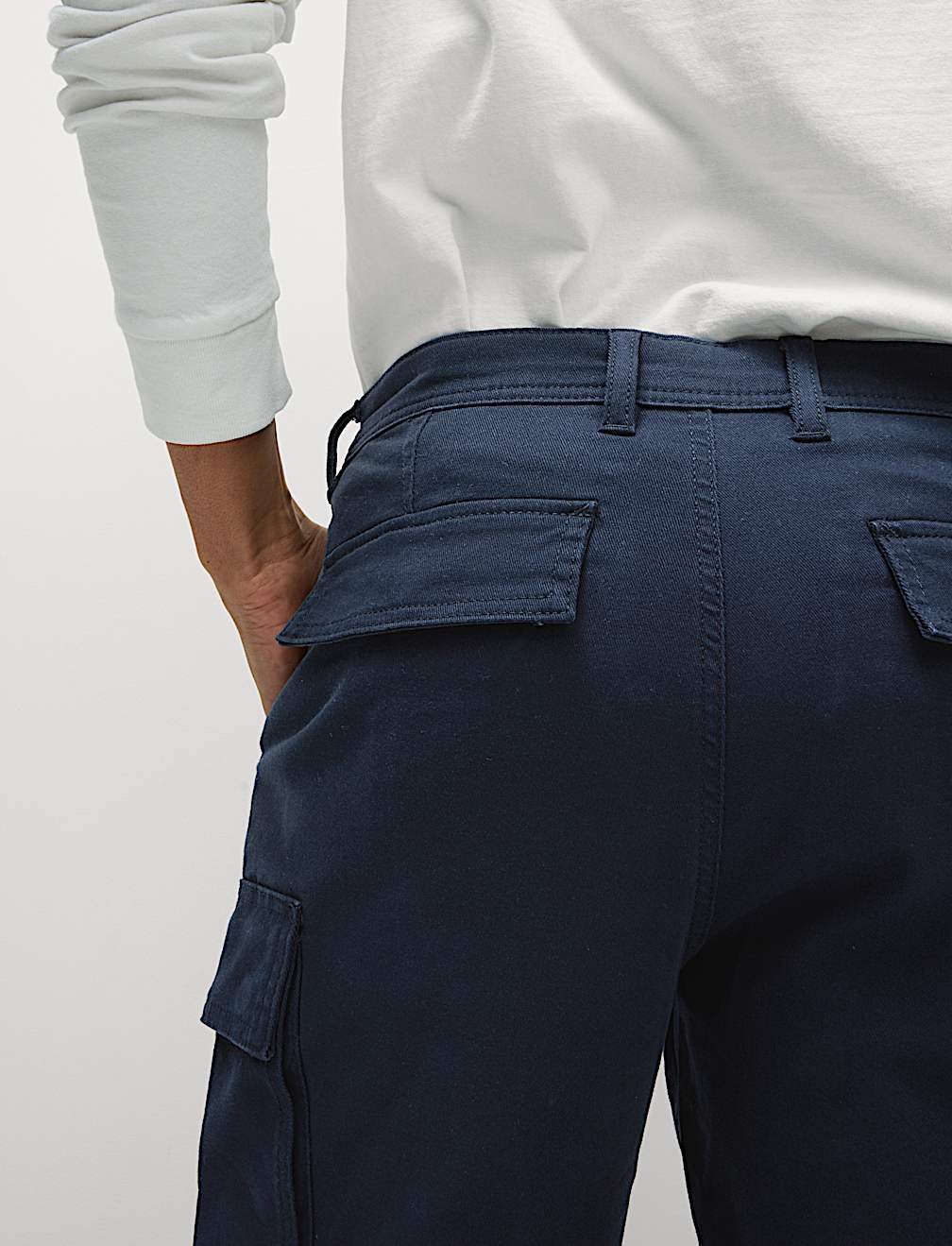 Straight Fit Stretch Cargo Short