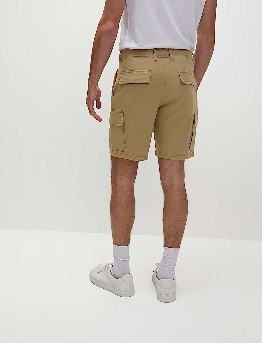 Straight Fit Stretch Cargo Short