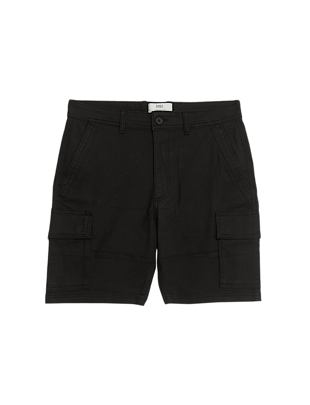 Straight Fit Stretch Cargo Short