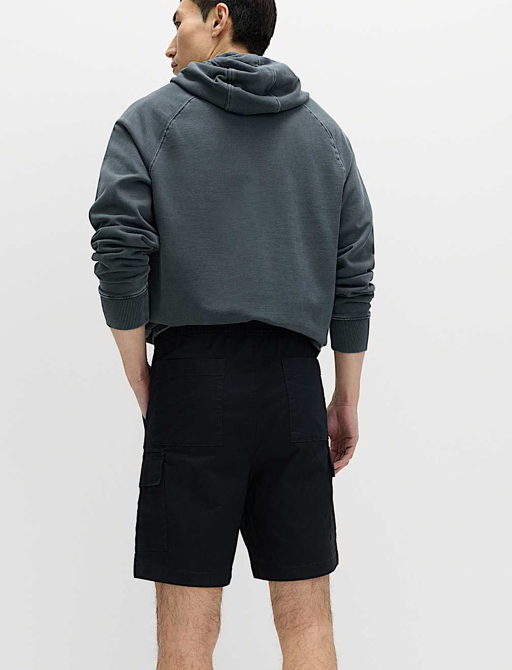 Elasticated Waist Ripstop Cargo Shorts