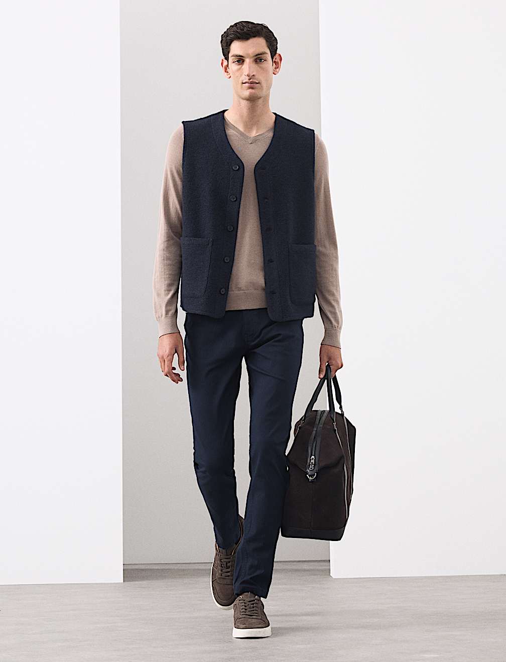 Slim Fit Performance Twill 5 Pocket Trousers