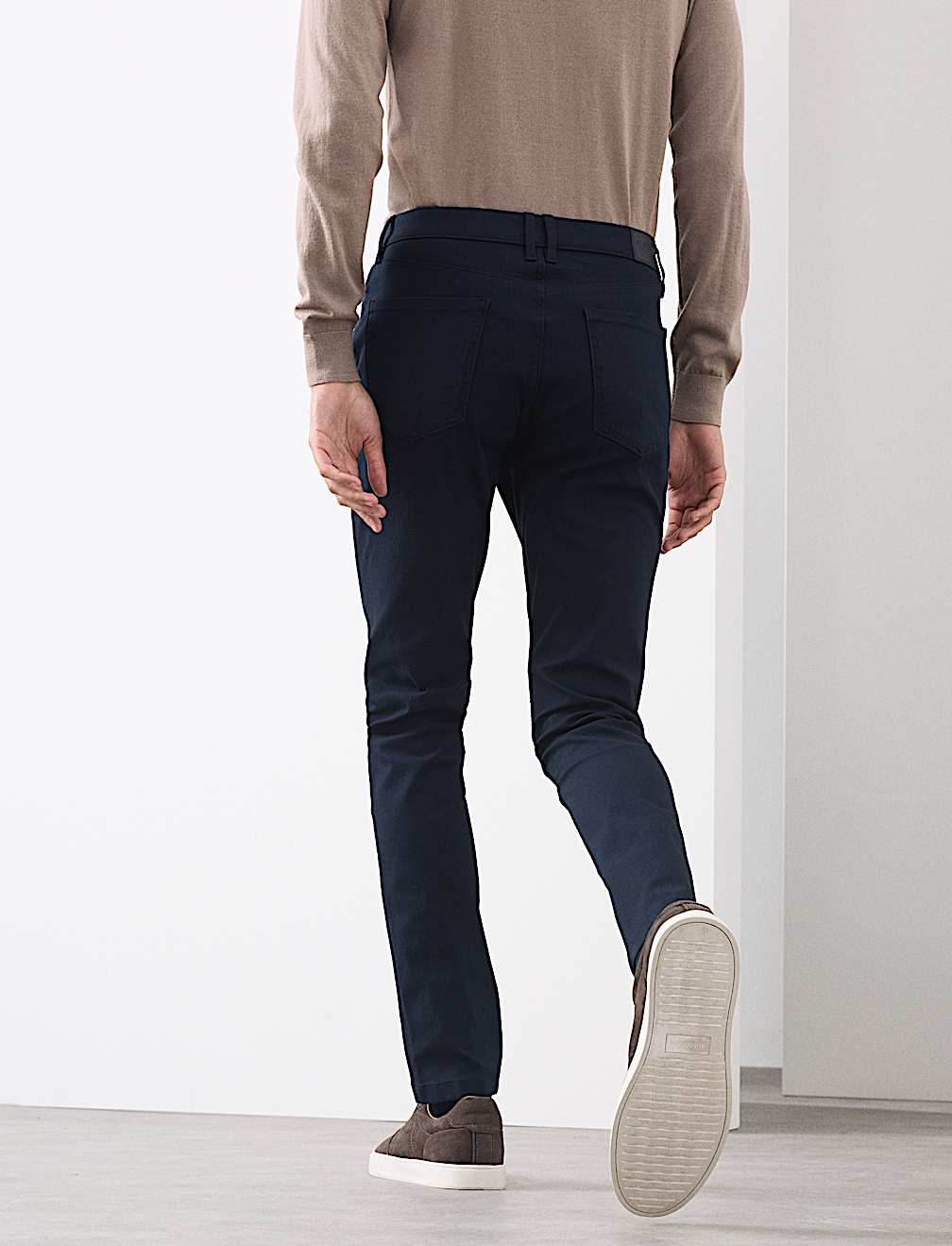 Slim Fit Performance Twill 5 Pocket Trousers
