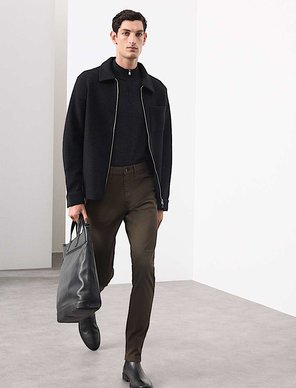 Cotton Rich Twill Performance Trousers