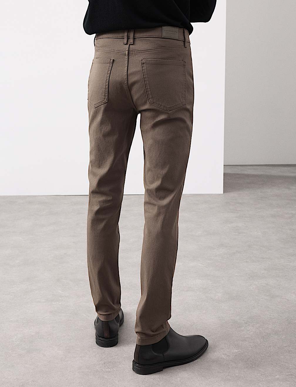 Slim Fit Performance Twill 5 Pocket Trousers