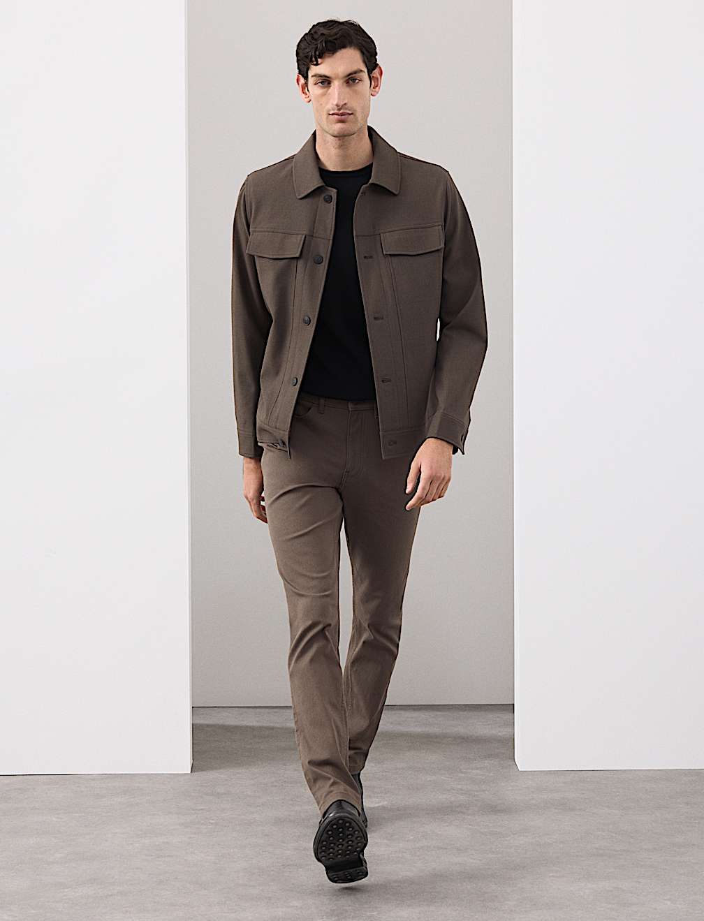 Slim Fit Performance Twill 5 Pocket Trousers